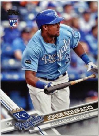Jorge Bonifacio #US51 Baseball Cards 2017 Topps Update