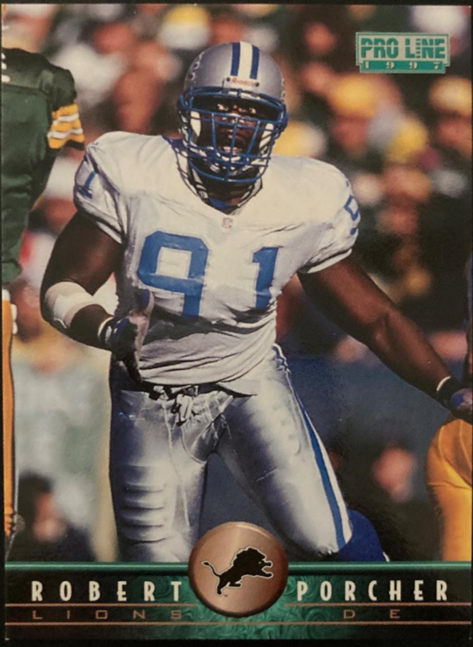 Robert Porcher #92 Football Cards 1997 Pro Line