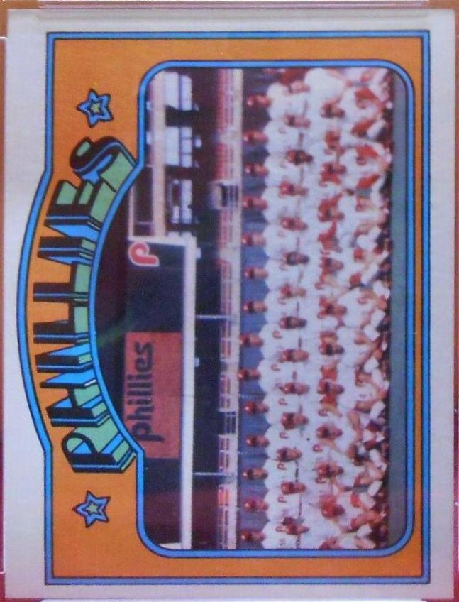 Phillies Team #397 Baseball Cards 1972 Topps