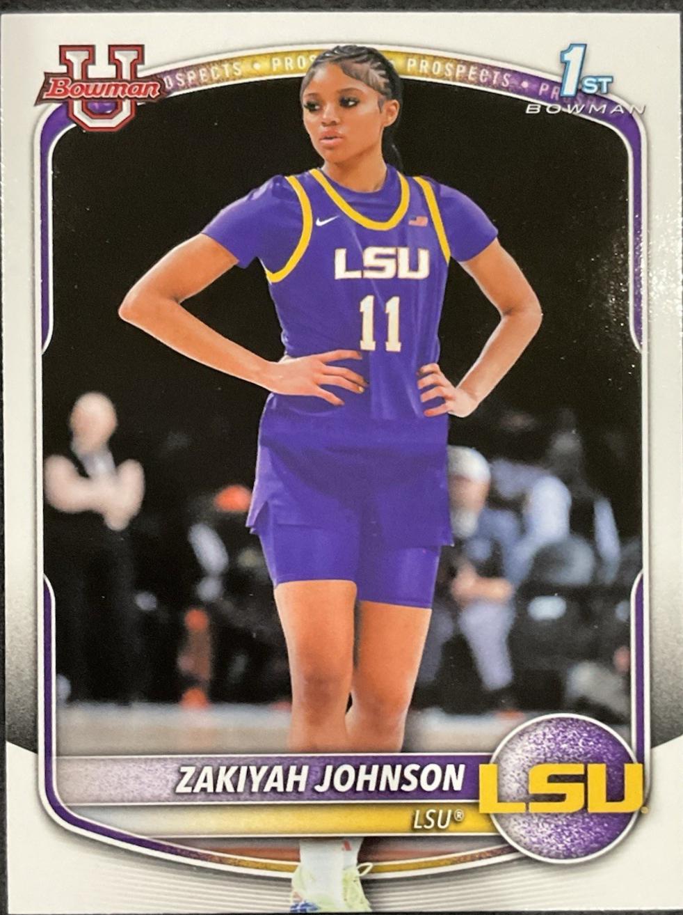 ZaKiyah Johnson [Bowman Logo Pattern] #BPP-73