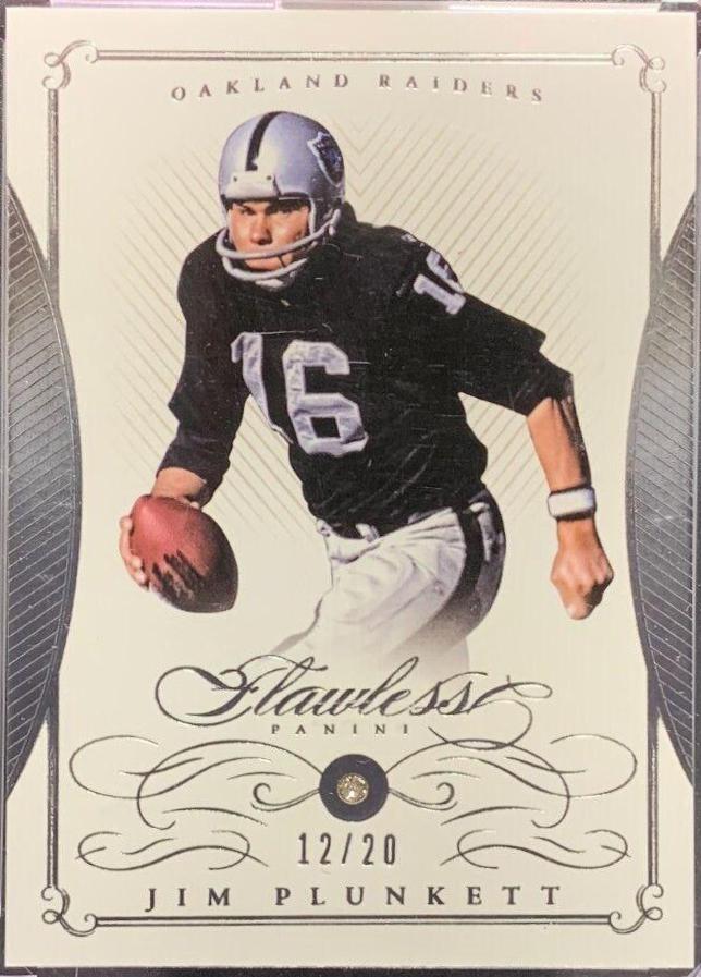 Jim Plunkett #34 2015 Panini Flawless Football