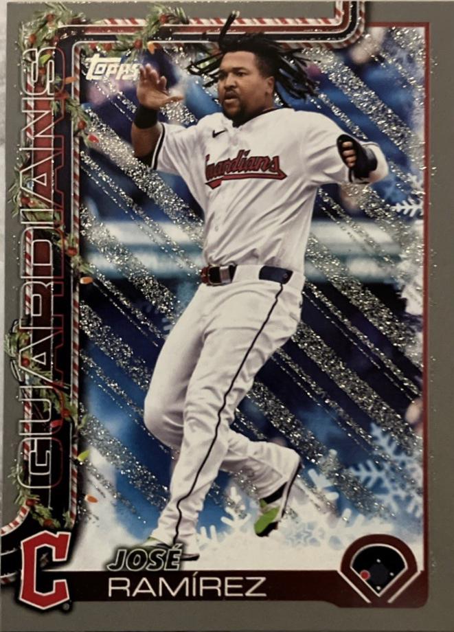 Jose Ramirez [Glitter] #H195 Prices | 2025 Topps Holiday | Baseball Cards