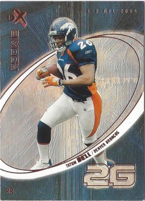Tatum Bell #53 2004 Fleer E X Football