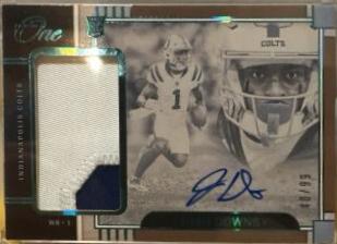 Josh Downs [Blue Patch Autograph] #19