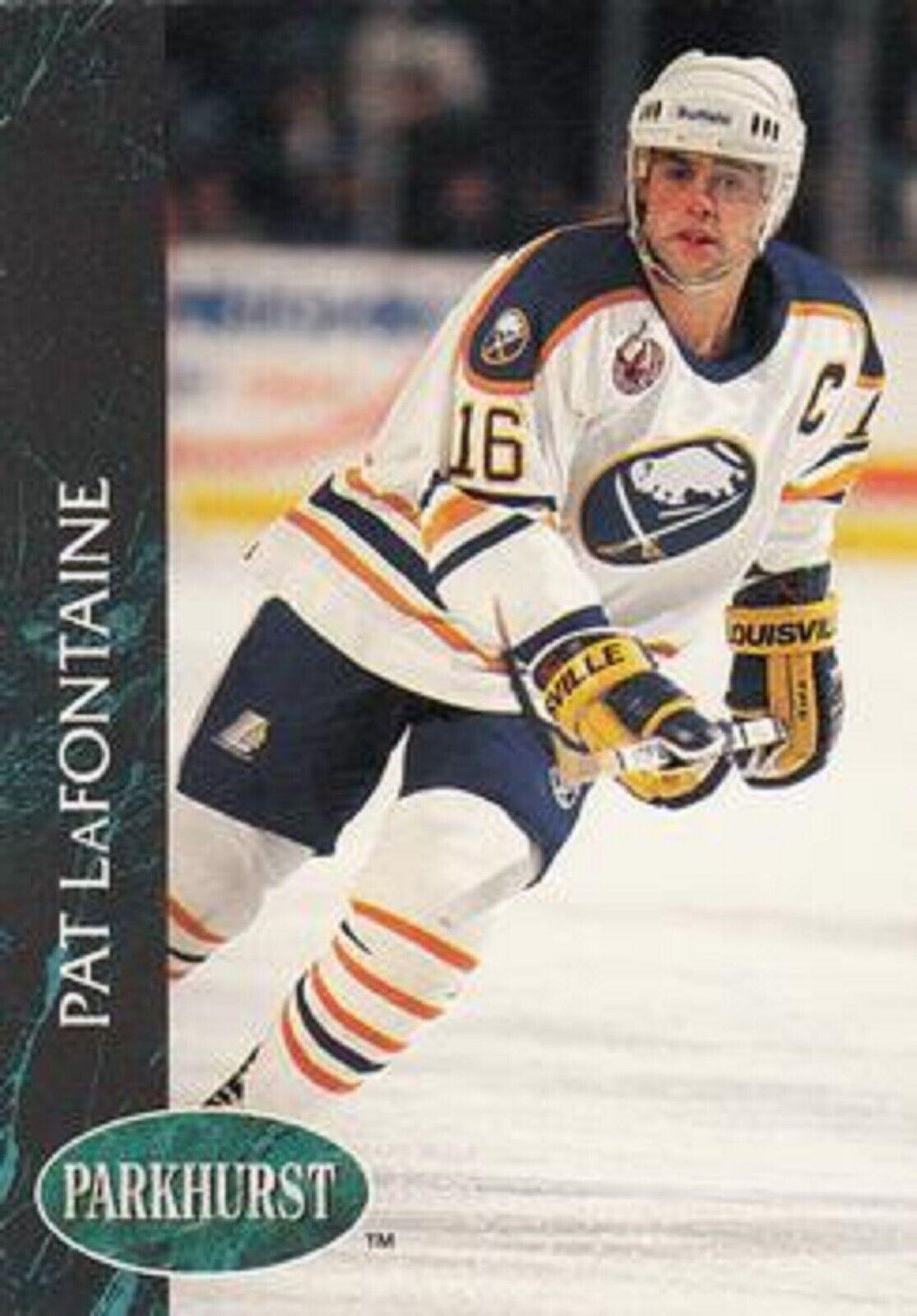 Pat Lafontaine #12 Hockey Cards 1992 Parkhurst