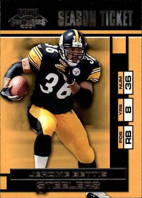 Jerome Bettis #75 2001 Playoff Contenders Football