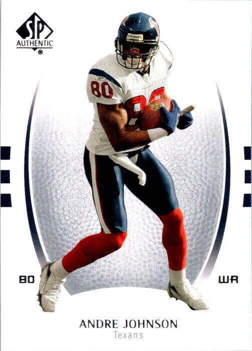 Andre Johnson #4 Football Cards 2007 SP Authentic