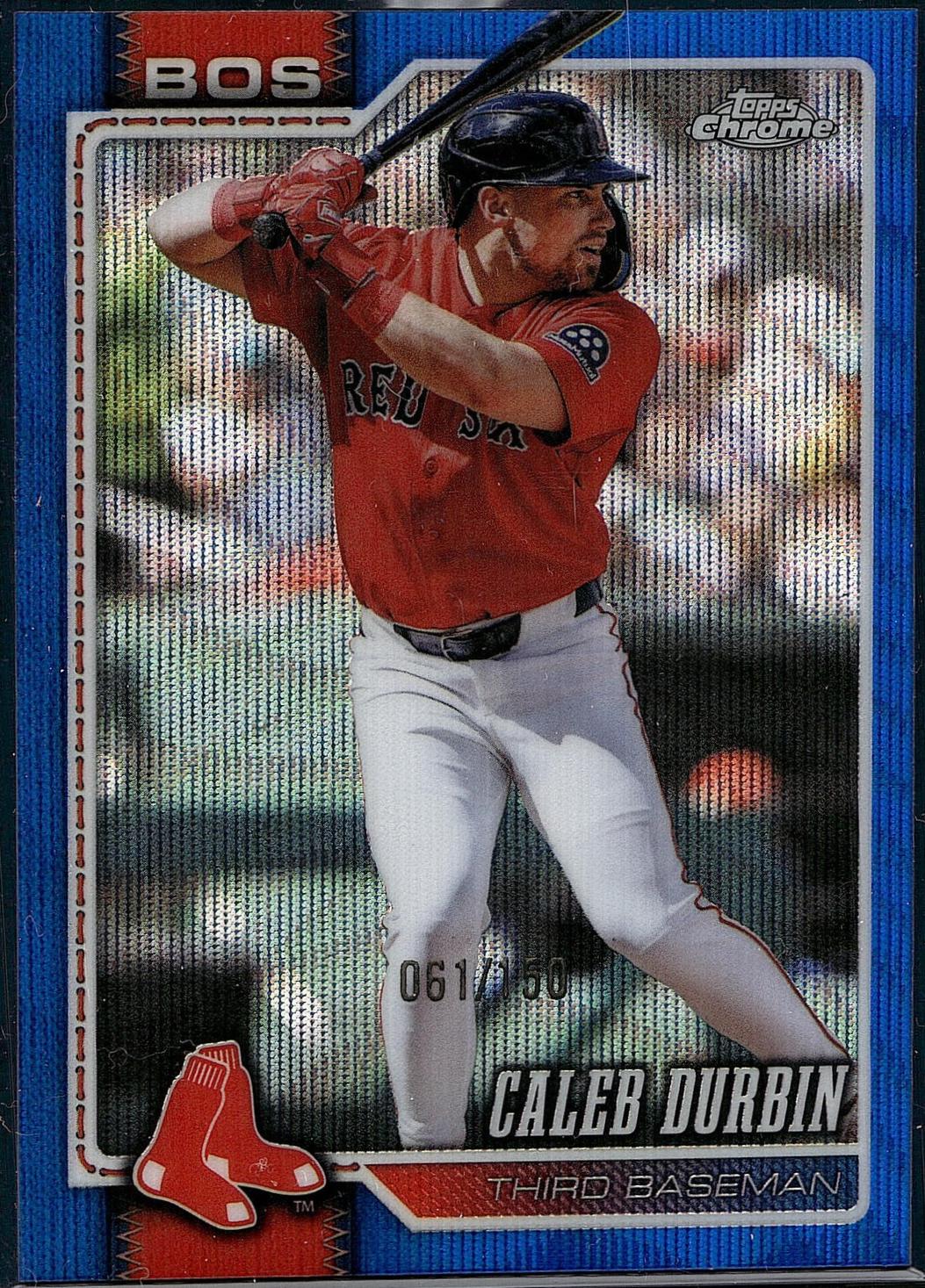 Caleb Durbin [Blue Wave Refractor] (2026 Topps Chrome)