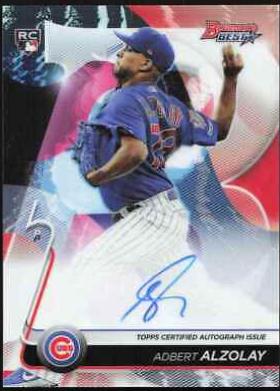 Adbert Alzolay #AA Baseball Cards 2020 Bowman's Best of 2020 Autographs