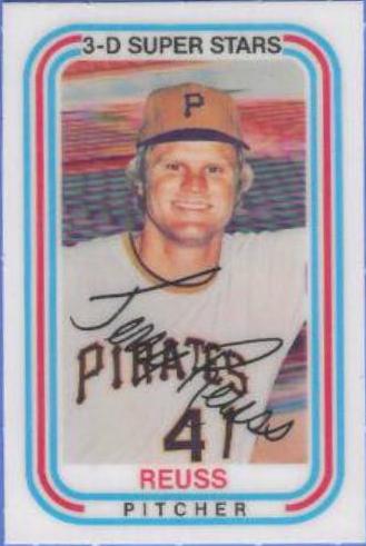 Jerry Reuss #43 Baseball Cards 1976 Kellogg's