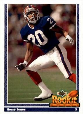 Henry Jones #615 Football Cards 1991 Upper Deck