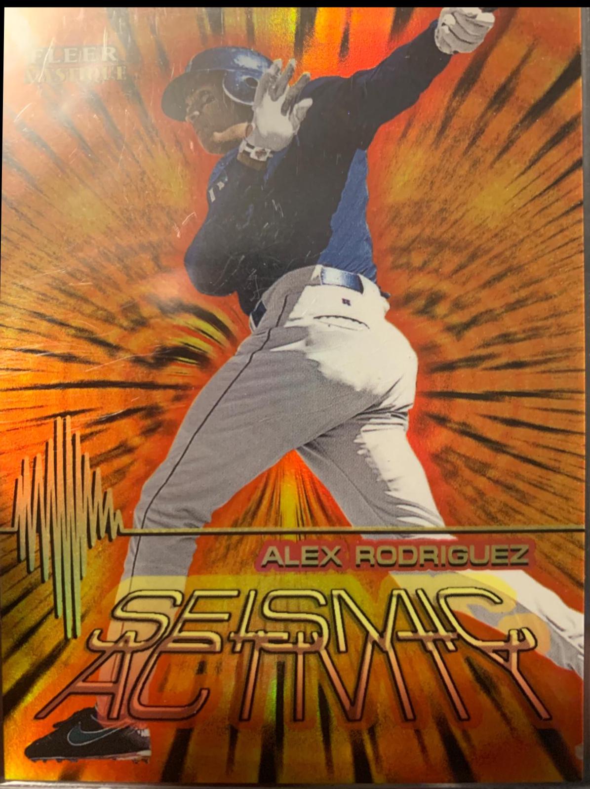 Alex Rodriguez #9 Baseball Cards 2000 Fleer Mystique Seismic Activity