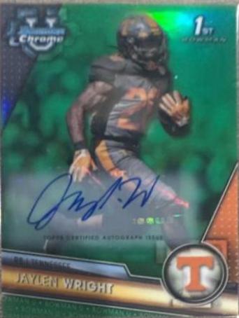 Jaylen Wright [Autograph Green] #130