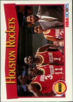 Houston Rockets #283 Basketball Cards 1991 Hoops