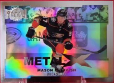 Mason McTavish #MX-67 Hockey Cards 2021 Skybox Metal Universe X
