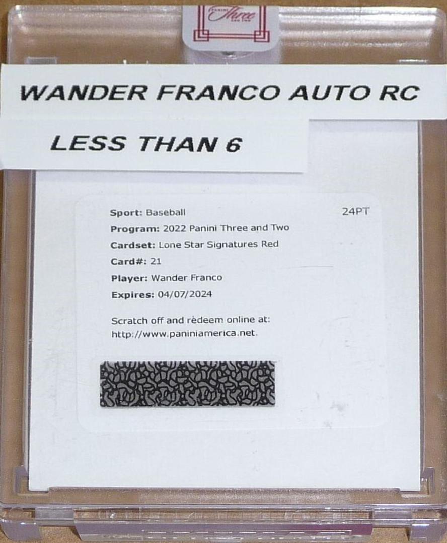 Wander Franco [Red] #LSS-WF