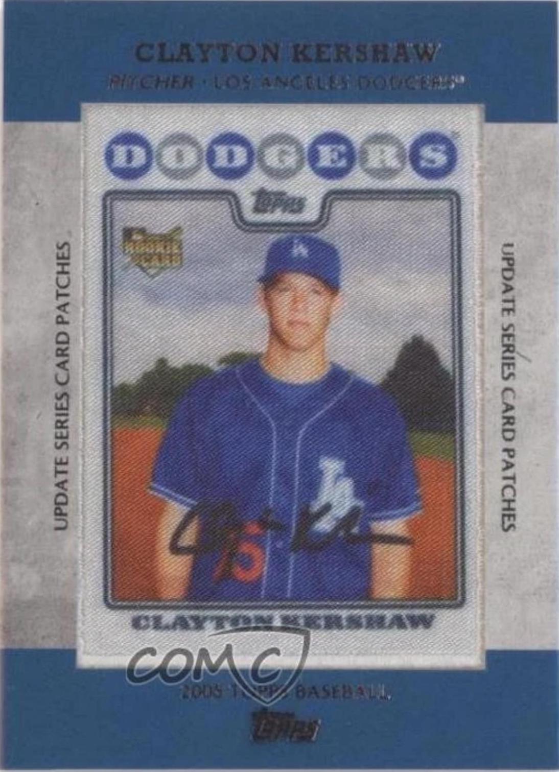 Clayton Kershaw #TRCP-14 Baseball Cards 2013 Topps Update Rookie Card Patches