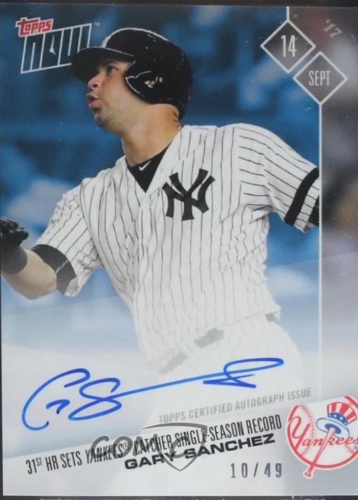 Gary Sanchez [Autograph] #606B
