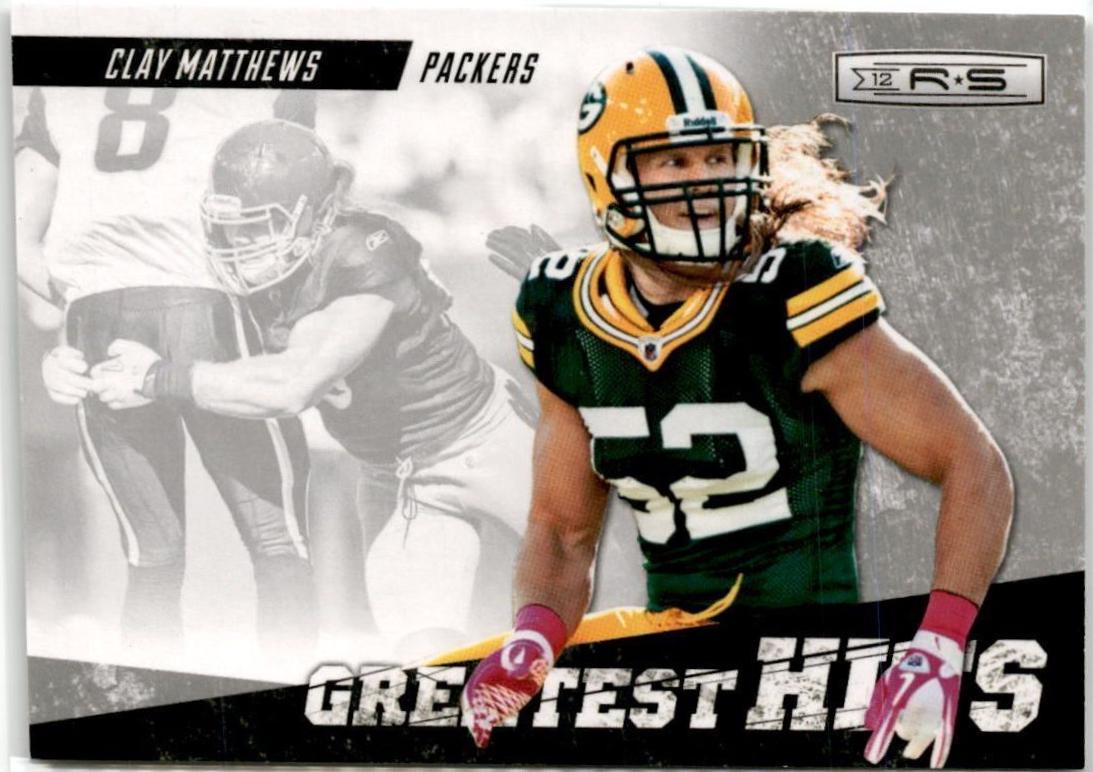 Clay Matthews #9 Football Cards 2012 Panini Rookies & Stars Greatest Hits