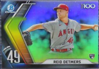 Reid Detmers #BTP-49 Baseball Cards 2022 Bowman Scouts' Top 100