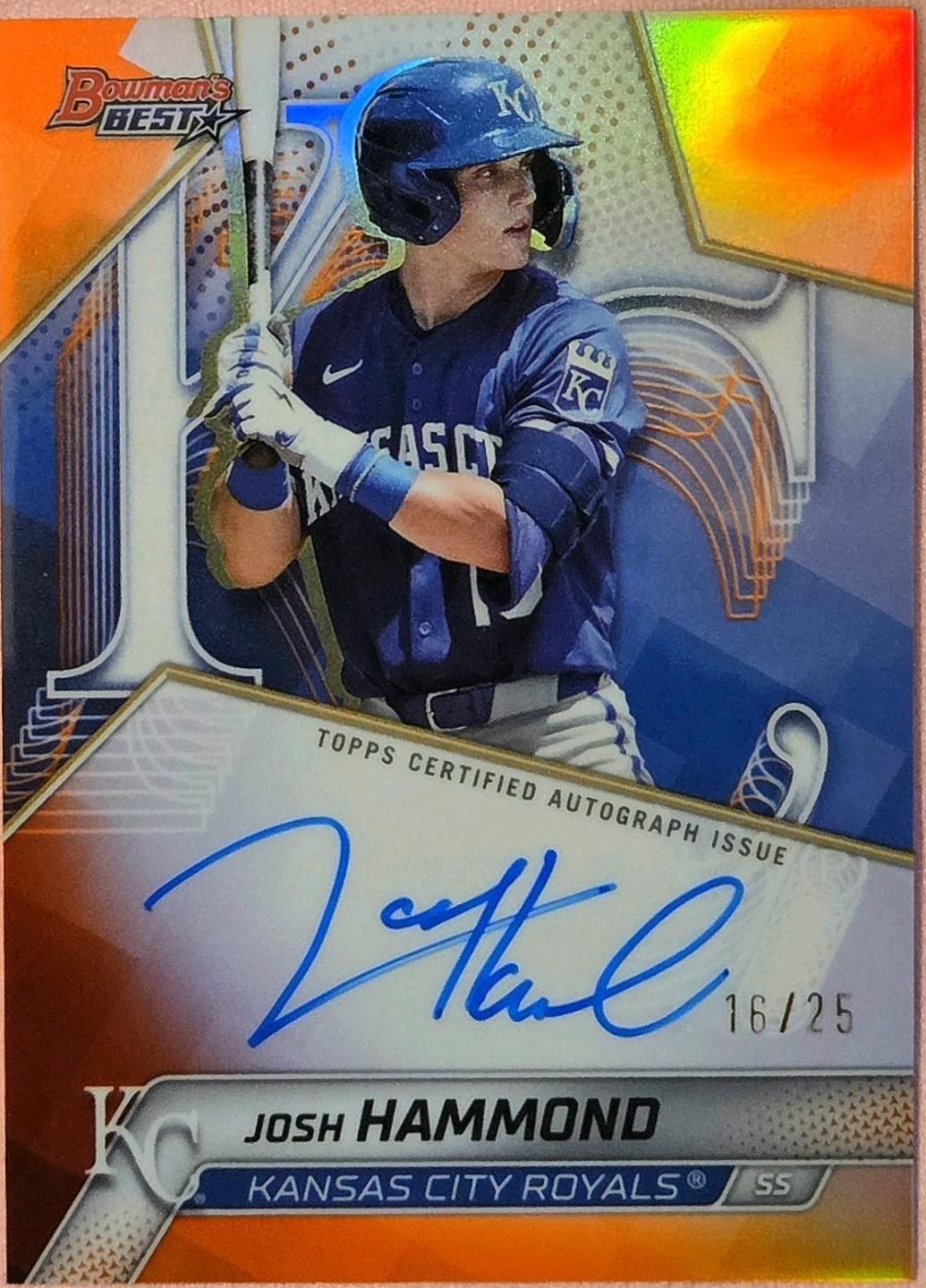 Josh Hammond [Orange Refractor] #B25-JH