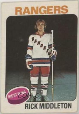 Rick Middleton #37 Hockey Cards 1975 O-Pee-Chee