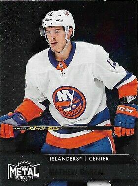 Mathew Barzal #1 Hockey Cards 2020 Skybox Metal Universe