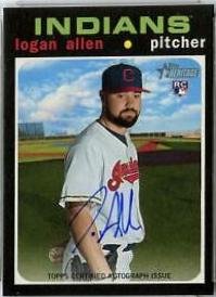 Logan Allen #ROA-LA 2020 Topps Heritage Baseball Real One Autographs