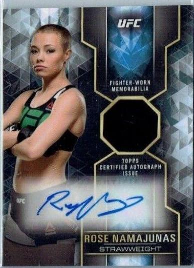 Rose Namajunas #KA-RN Ufc Cards 2017 Topps UFC Knockout Autographs