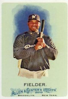 Prince Fielder #4 Baseball Cards 2010 Topps Allen & Ginter