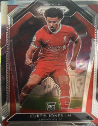 Curtis Jones #249 Soccer Cards 2020 Panini Prizm Premier League