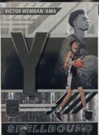 Victor Wembanyama #7 Basketball Cards 2023 Donruss Elite Spellbound