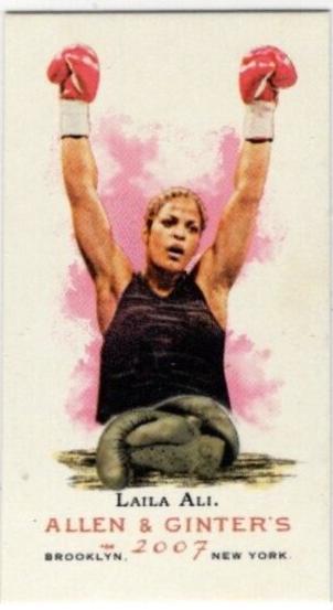 Laila Ali [Mini Allen & Ginter Back] #309