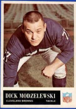Dick Modzelewski #36 Football Cards 1965 Philadelphia