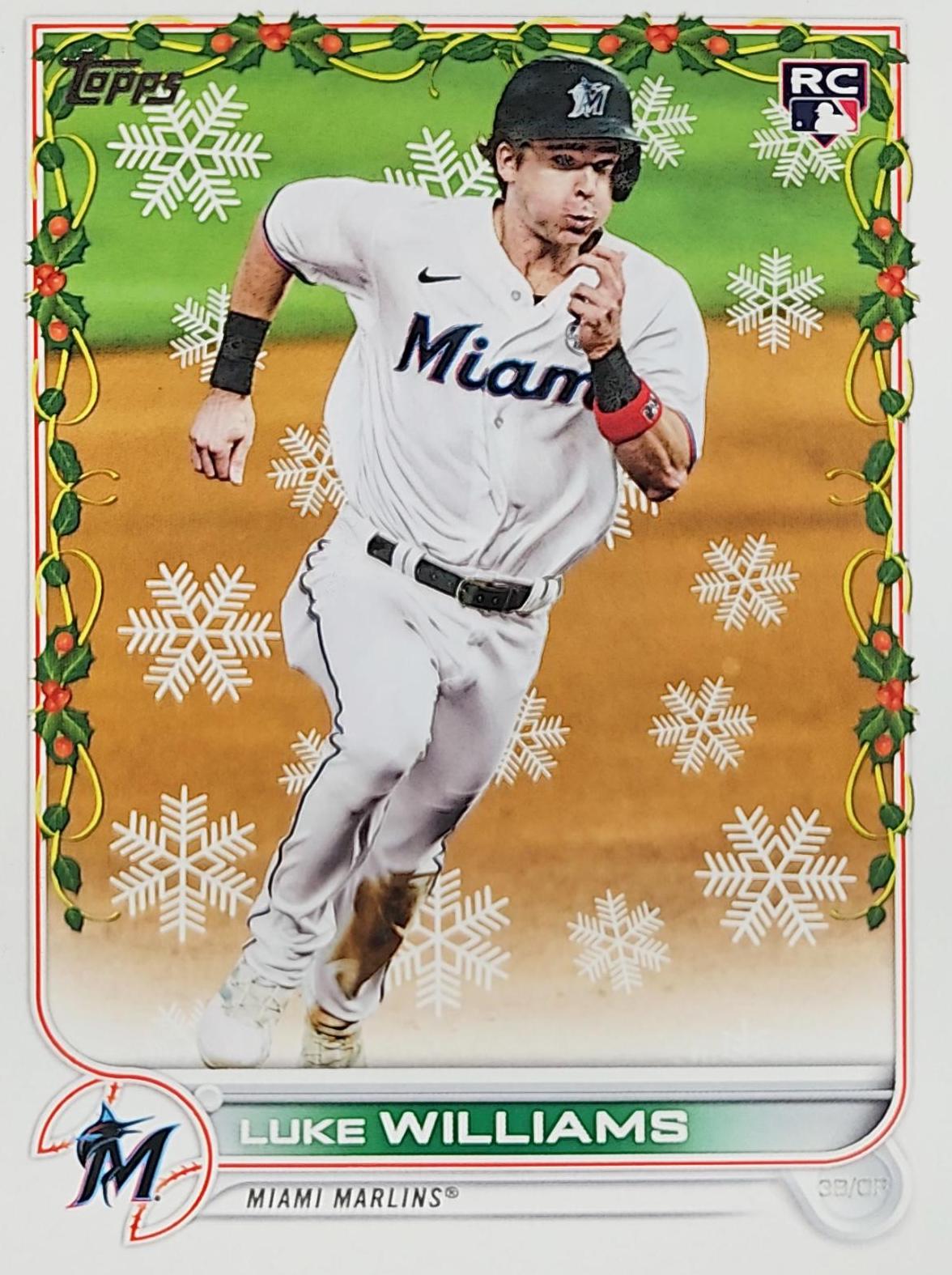 Luke Williams #HW186 Baseball Cards 2022 Topps Holiday