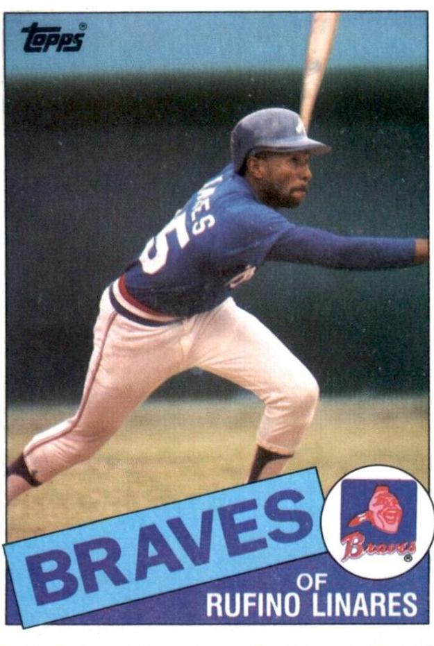 1985 Topps Rufino Linares #167 card