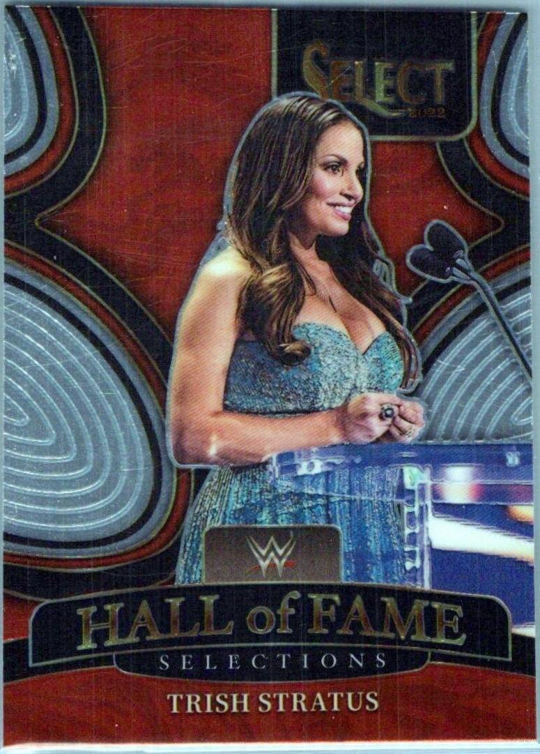 Trish Stratus #5 Wrestling Cards 2022 Panini Select WWE Hall of Fame Selections