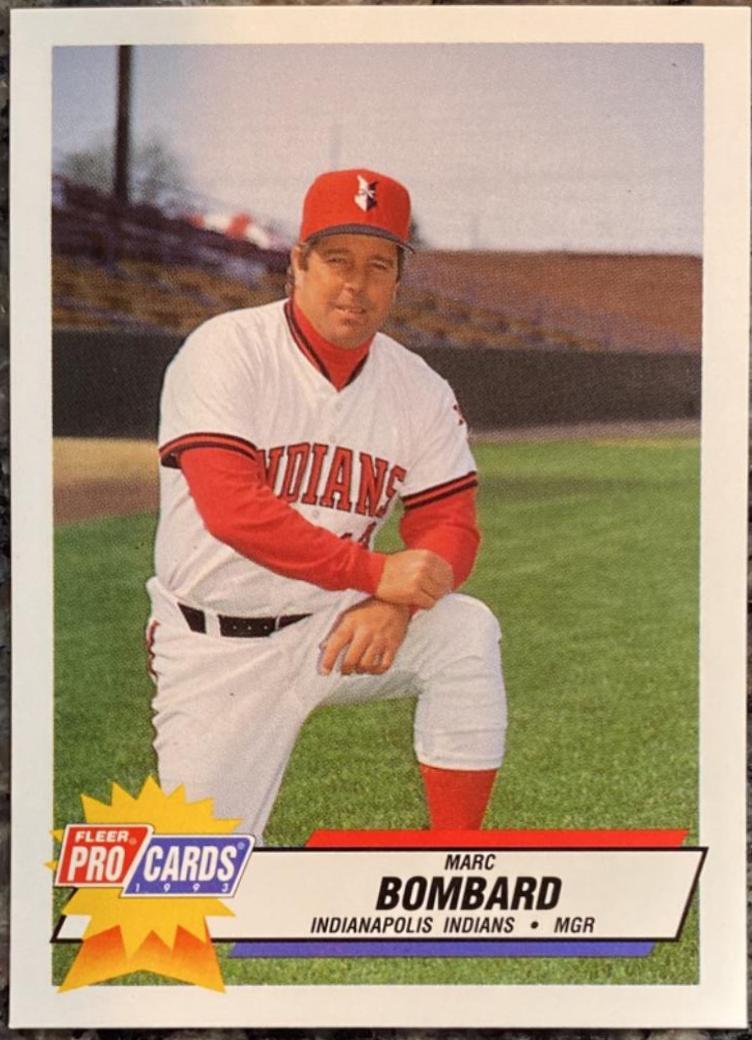 Mark Bombard #7 Baseball Cards 1993 Fleer ProCards Triple A League All Stars