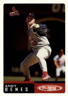 Andy Benes #391 Baseball Cards 2002 Topps Total