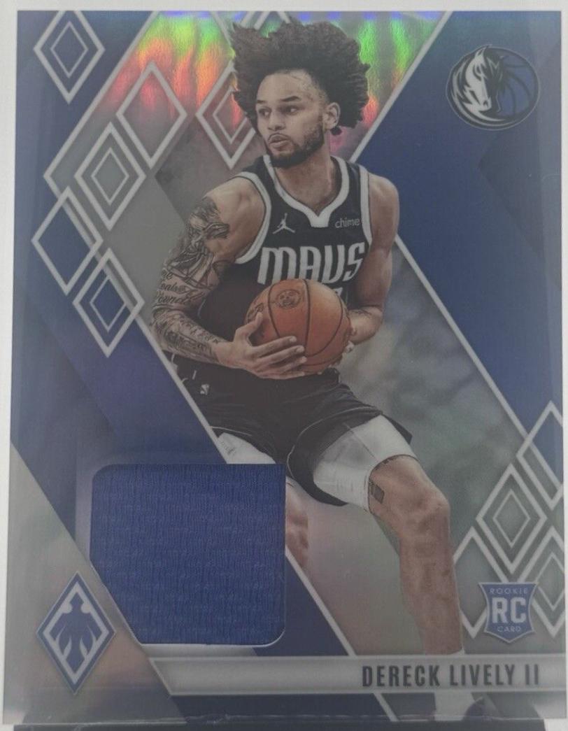 Dereck Lively II #RM-LIV Basketball Cards 2023 Panini Phoenix Rookie Memorabilia
