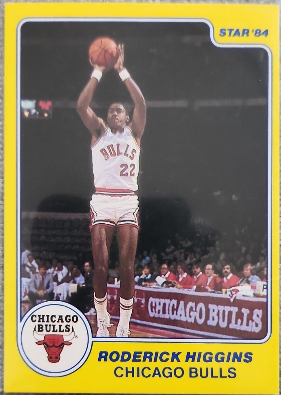 Rod Higgins #3 1983-84 Star All-Rookies Basketball