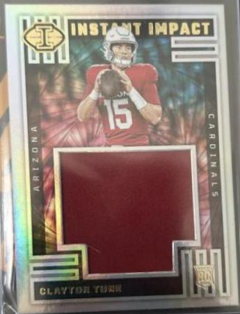 Clayton Tune #II-CTE Football Cards 2023 Panini Illusions Instant Impact