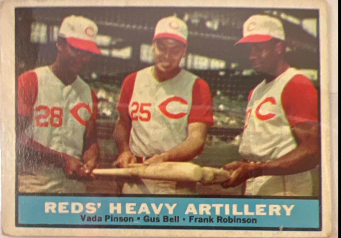 Reds' Heavy Artillery #25 Baseball Cards 1961 Topps