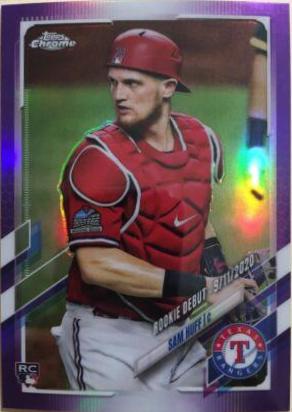 Sam Huff #USC60 Baseball Cards 2021 Topps Chrome Update