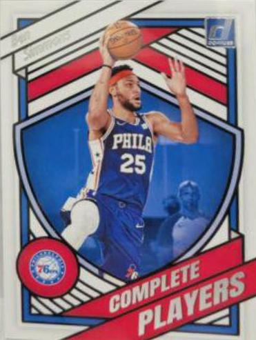 Ben Simmons #7 Basketball Cards 2020 Donruss Complete Players