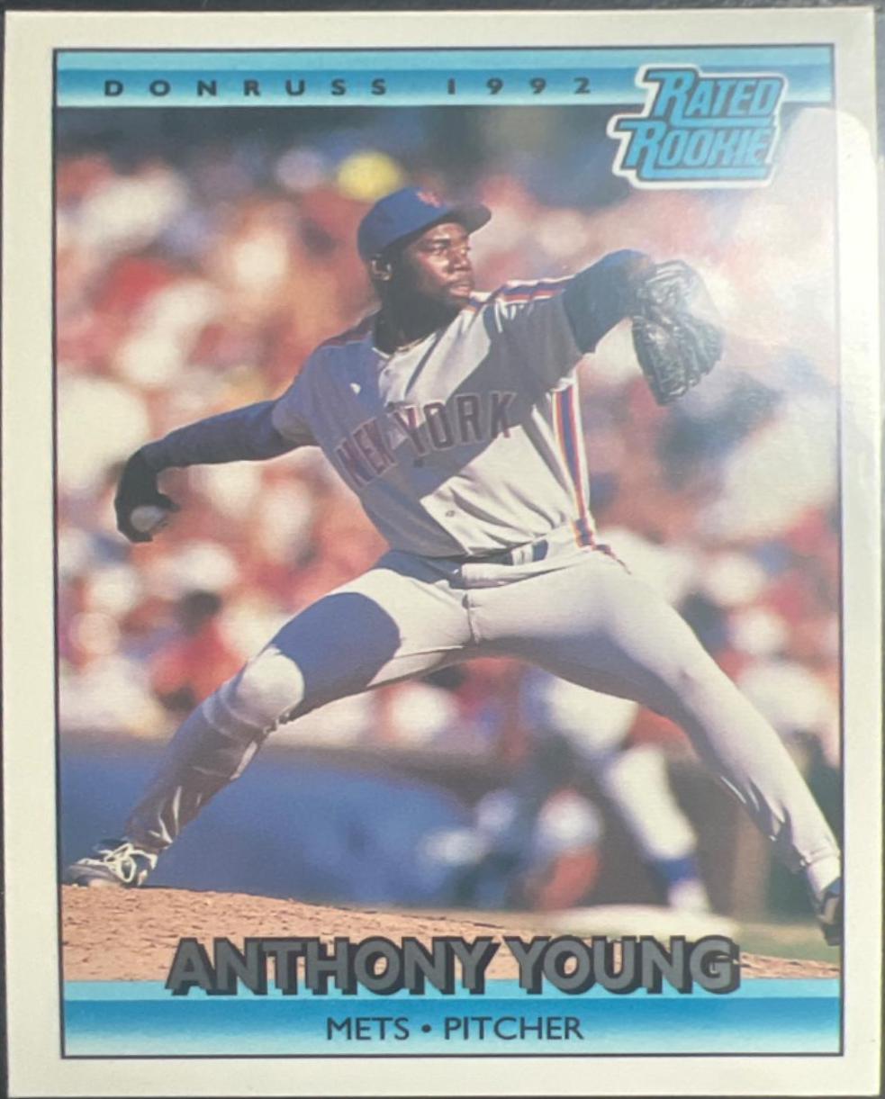 Anthony Young #409 Baseball Cards 1992 Donruss