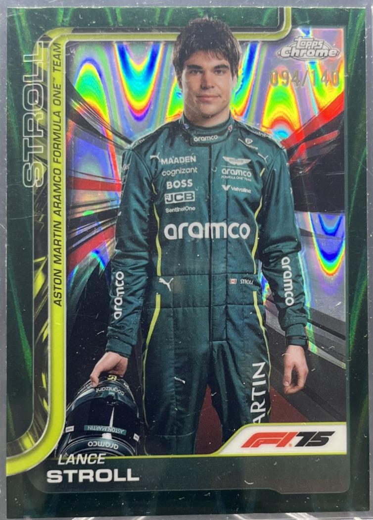 Lance Stroll [Forest Green Raywave Refractor] #10