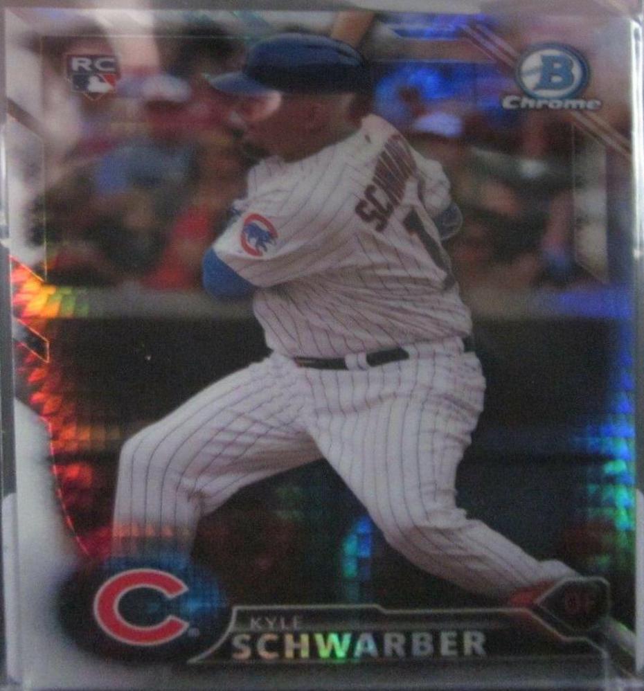 Kyle Schwarber #BNR-22 Baseball Cards 2016 Bowman Chrome National Refractors