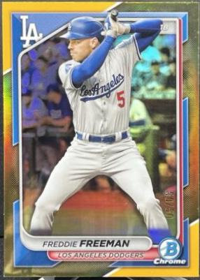 Freddie Freeman [Gold Refractor] #74