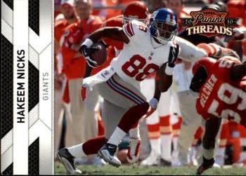 Hakeem Nicks #97 Football Cards 2010 Panini Threads